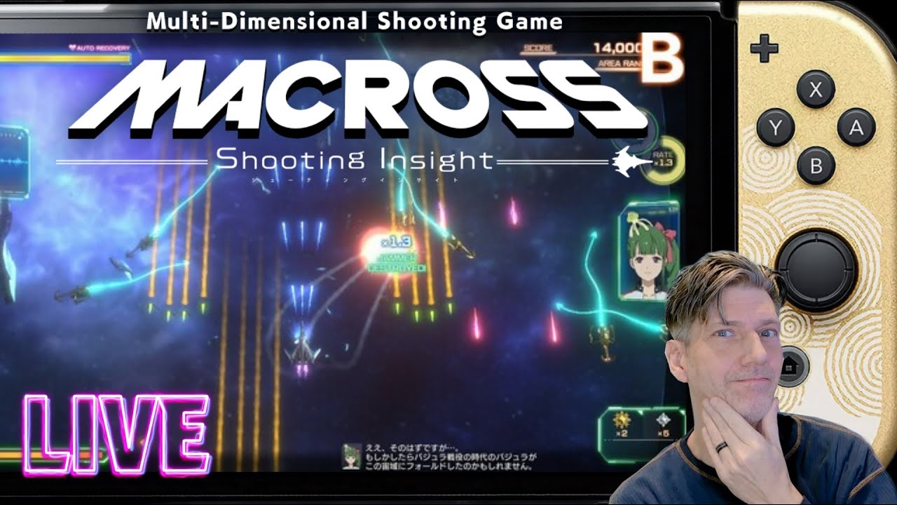 ☕  Retr0Rob Live: Macross Shooting Insight Kicks My Butt!! ☕