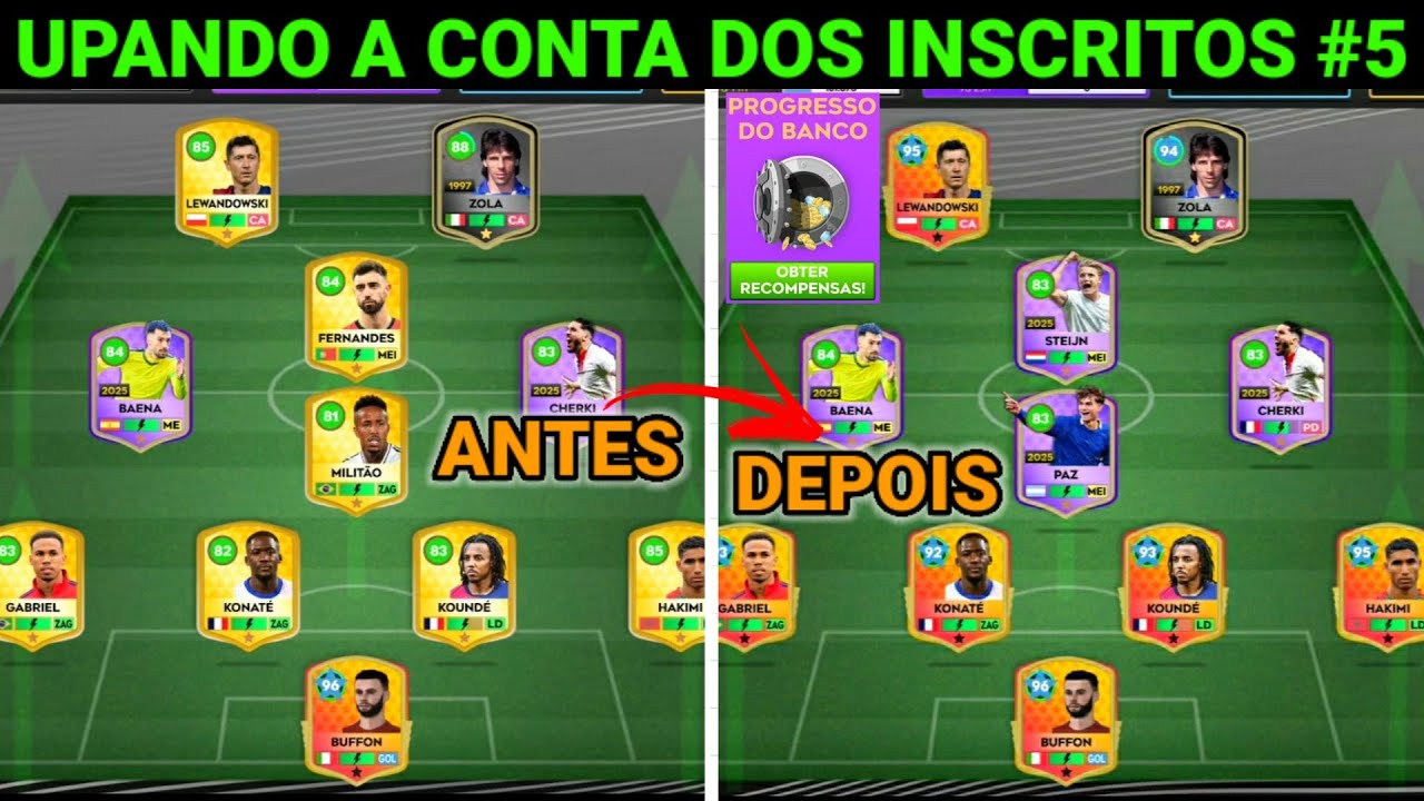 Gemei e Upei os Jogadores para esse Inscrito no DLS 25 !! ( Upagem do Zola Ficou Top )
