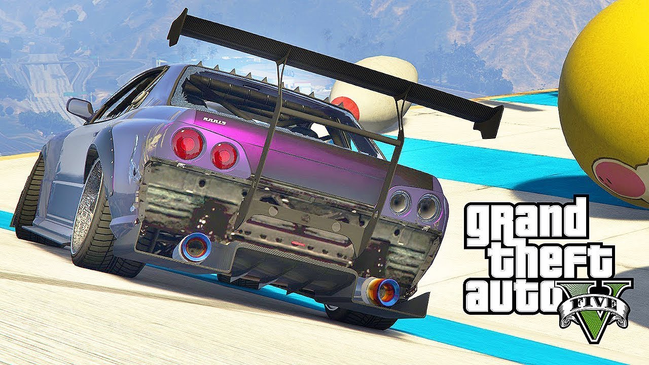 GTA 5 Online Funny Moments - BIG BOWLING Custom Races