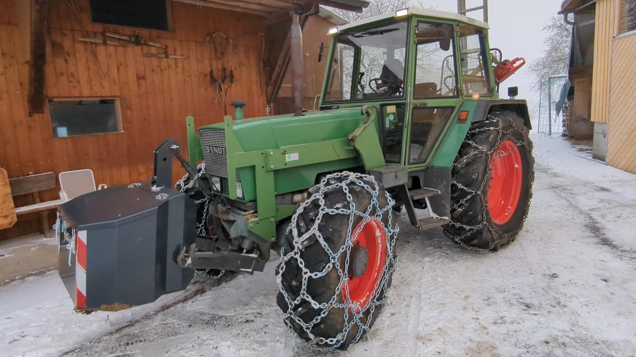 Holzen Januar 2024 Fendt Farmer 308 LS