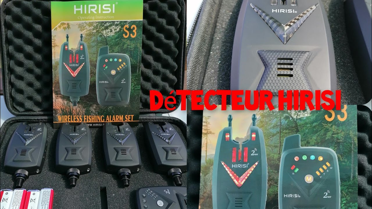 détecteur hirisi aliexpress, unboxing et présentation ❤️👌😁💪 carpe,Carpiste,une tueries pour le prix