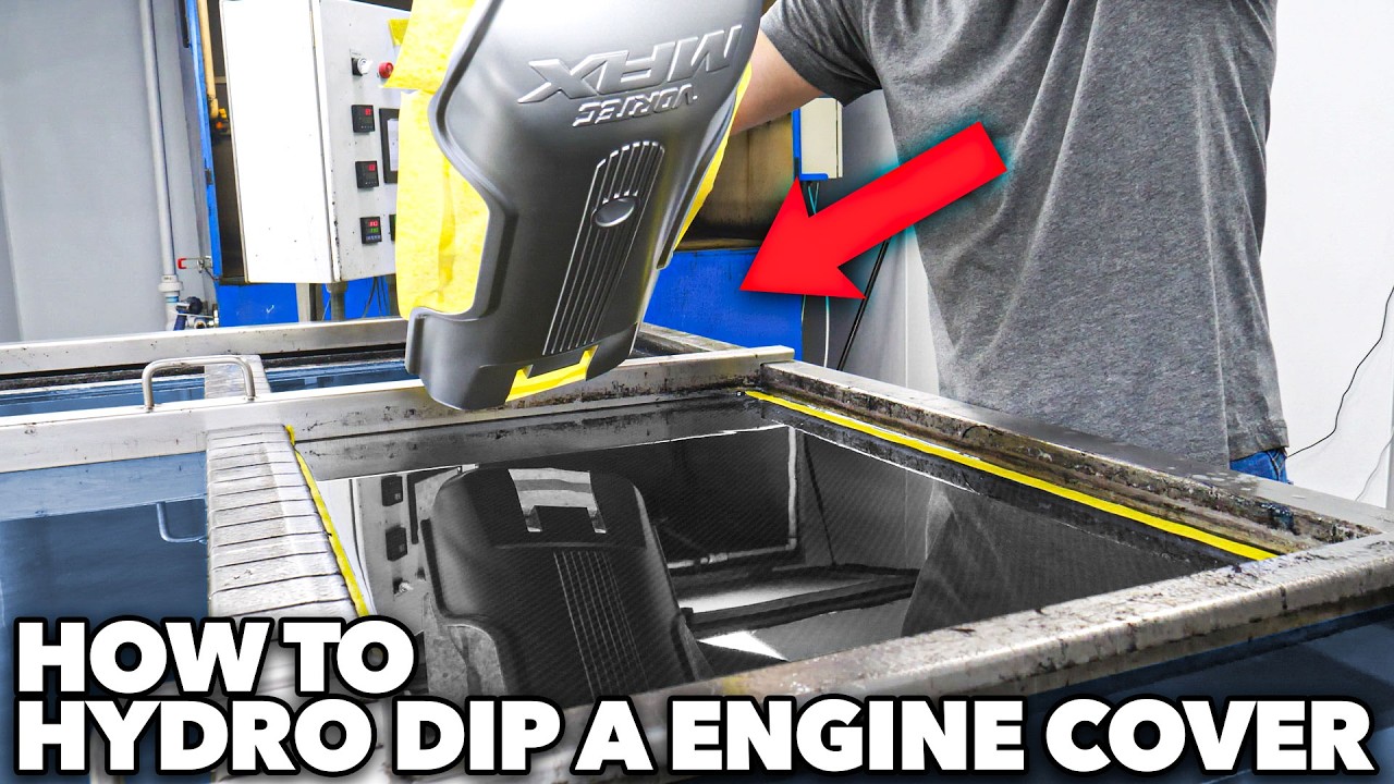 How To Hydro Dip An Engine Cover THE RIGHT WAY!