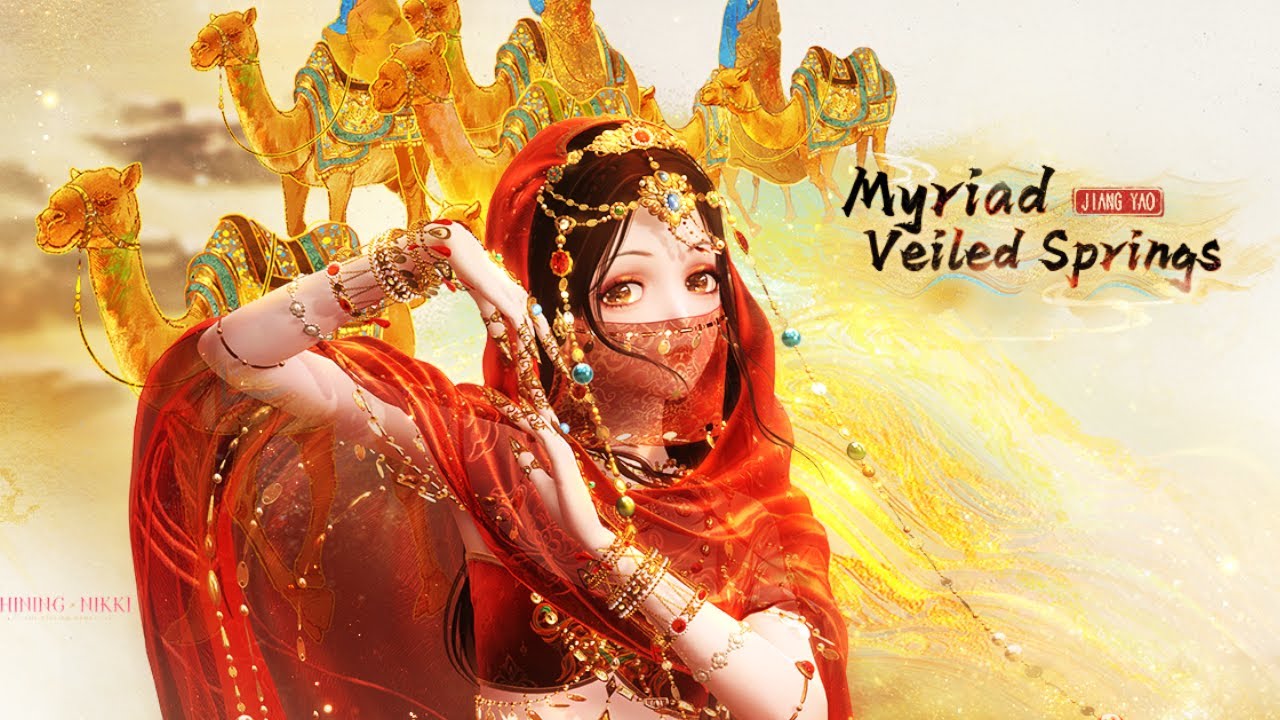 Shining Nikki Myriad Veiled Springs Event Gameplay 👗Blazing Sandland