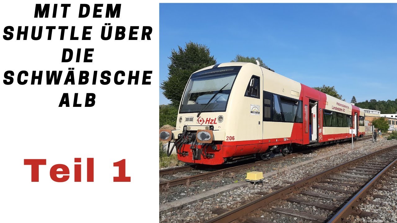 Mit dem Shuttle über die Schwäbische Alb (Teil 1) (Führerstandsmitfahrt)