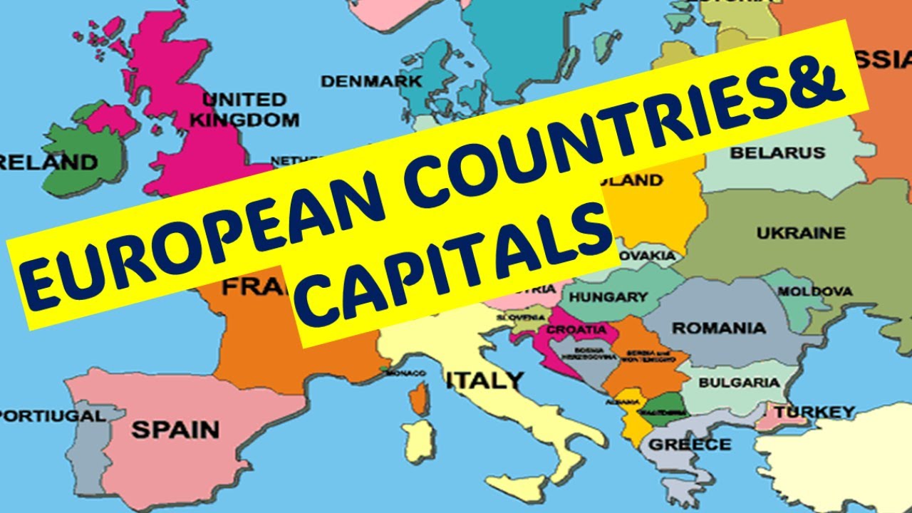 European Countries & Capitals. Pronunciation.