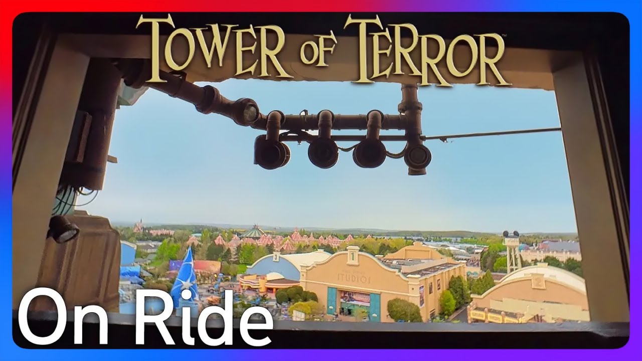 [4K POV] Tower of Terror : All Elevators - On Ride - Disneyland Paris