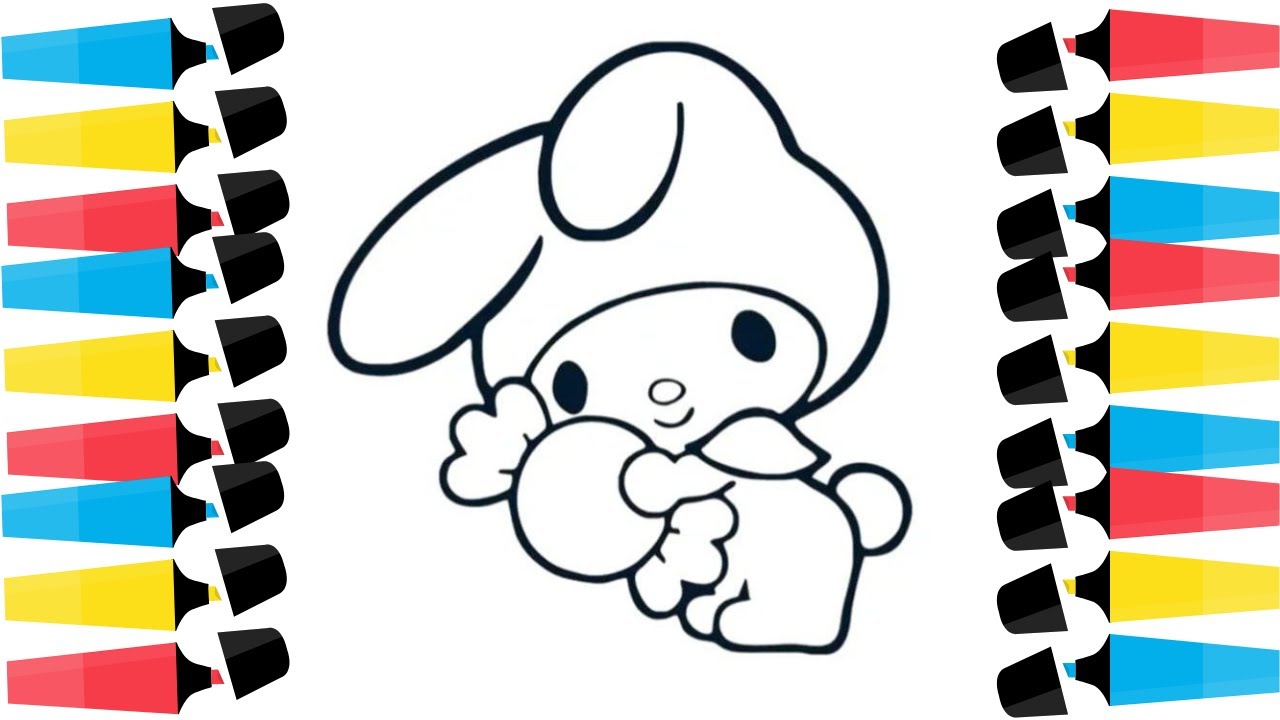 🩷COMO DIBUJAR A MY MELODY FACIL🩷