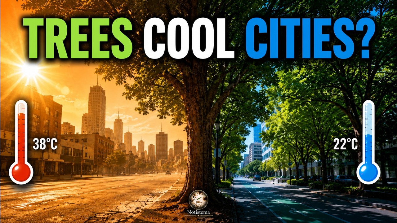 How Trees Cool Cities Without Electricity