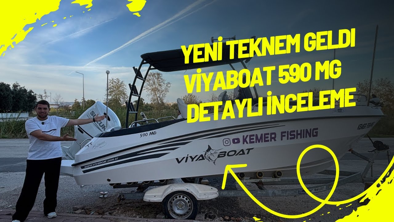 Yeni Teknemi Aldım Viyaboat 590 MG!!! Detaylı inceleme! 🧐 