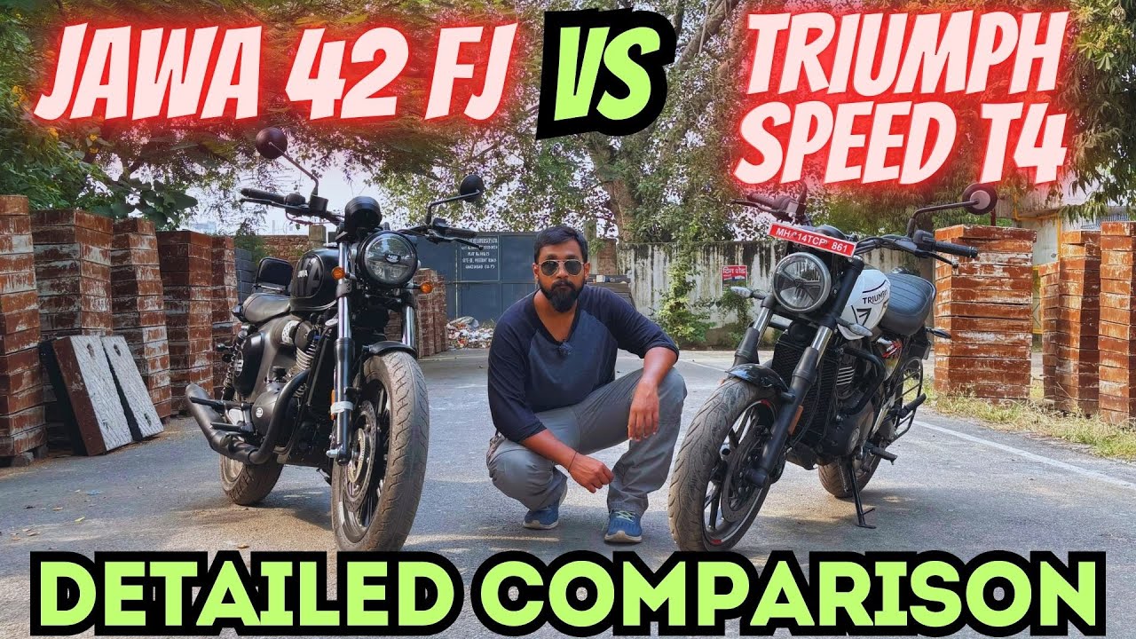 Jawa 42 FJ vs the Triumph Speed T4 Detailed Comparison | Price, Variants, Performance