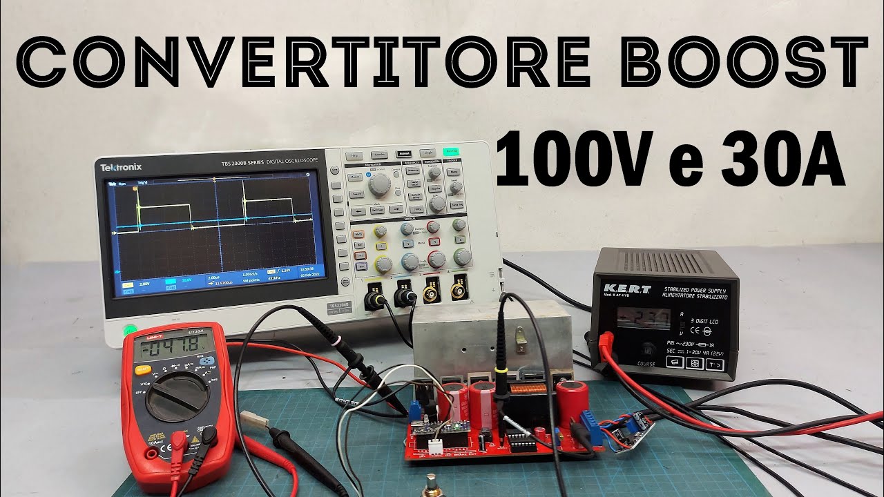 Convertitore Boost Step Up Spiegato Semplice, Come Funziona? Per il Go Kart Elettrico - Fai Da Te