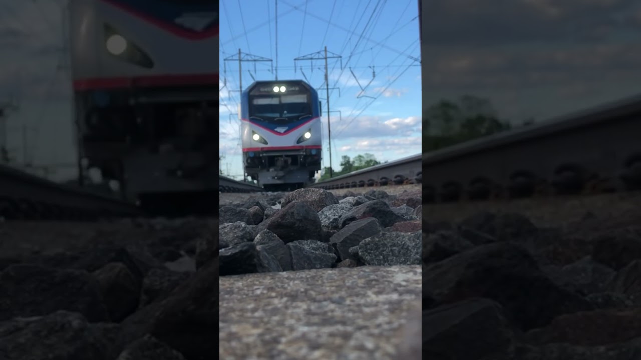 Amtrak ACS-64 Runs Over Camera