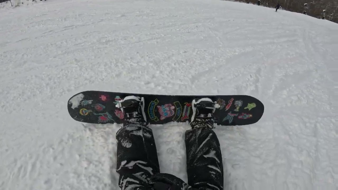 snowboarding at JackFrost BigBoulder (sorry for the wind)