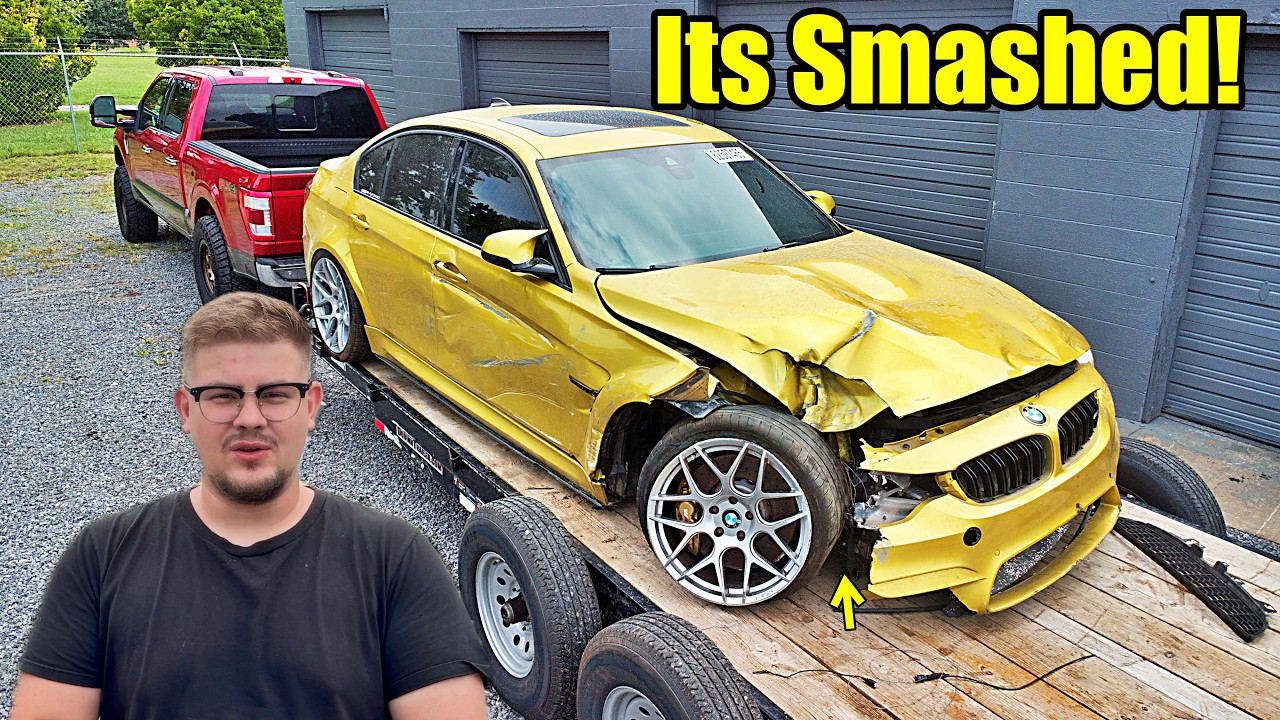 Rebuilding A WRECKED BMW M3 We Also Bought A new Frame Machine!