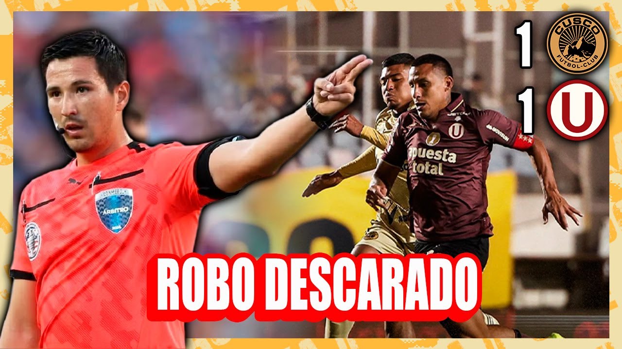 LE ROBARON A LA U: Analizamos el empate de la U contra Cusco F.C.