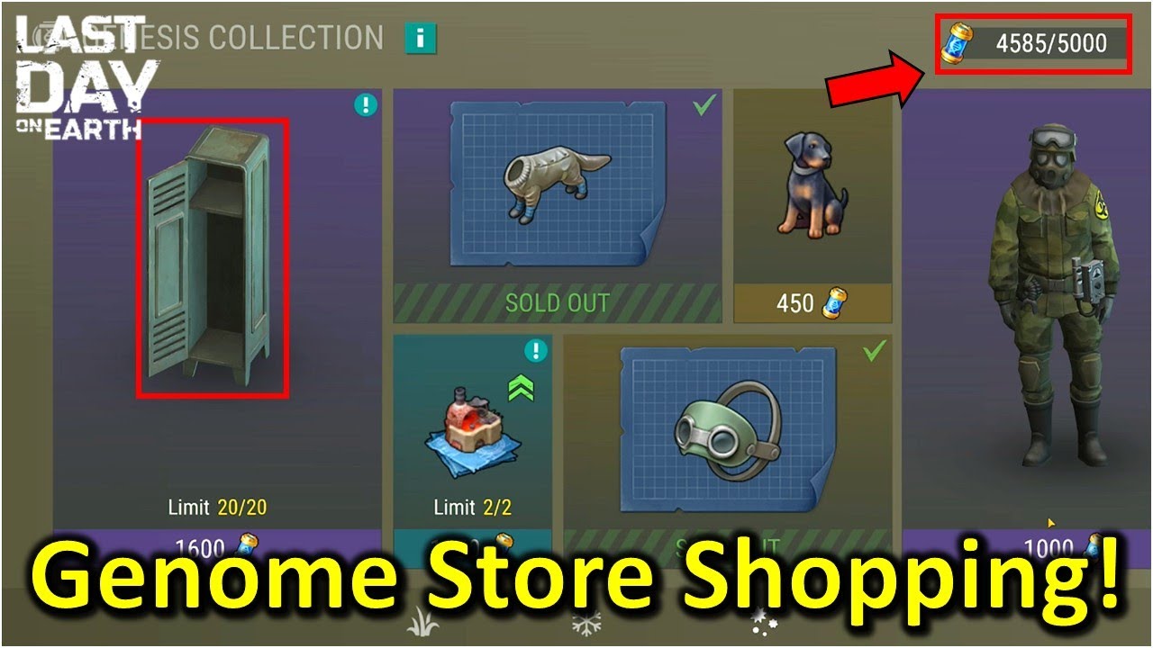 Genome Store Shopping! - New Storages + New Bench Upgrade! [Last Day on Earth: Survival]