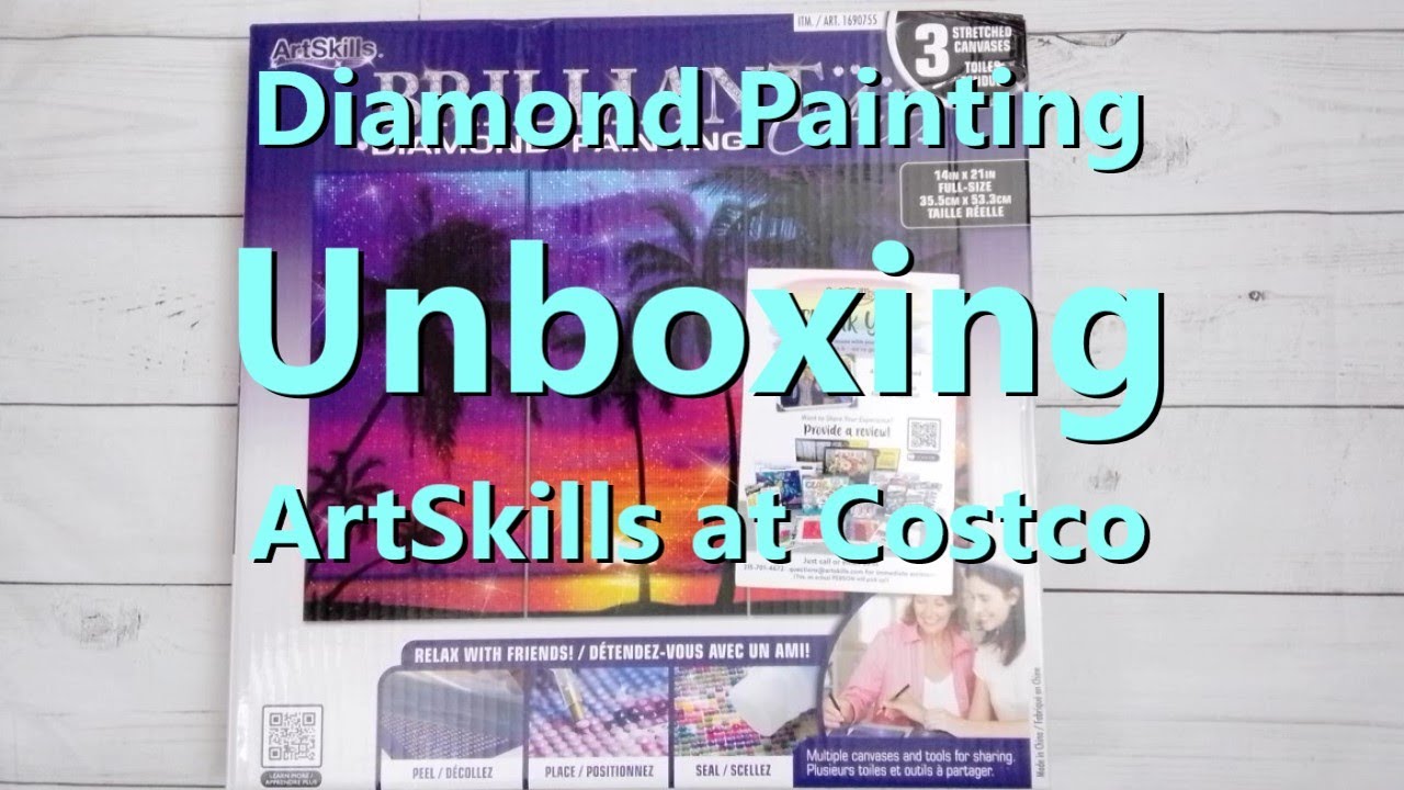 Diamond Painting Unboxing - Costco - Artskills