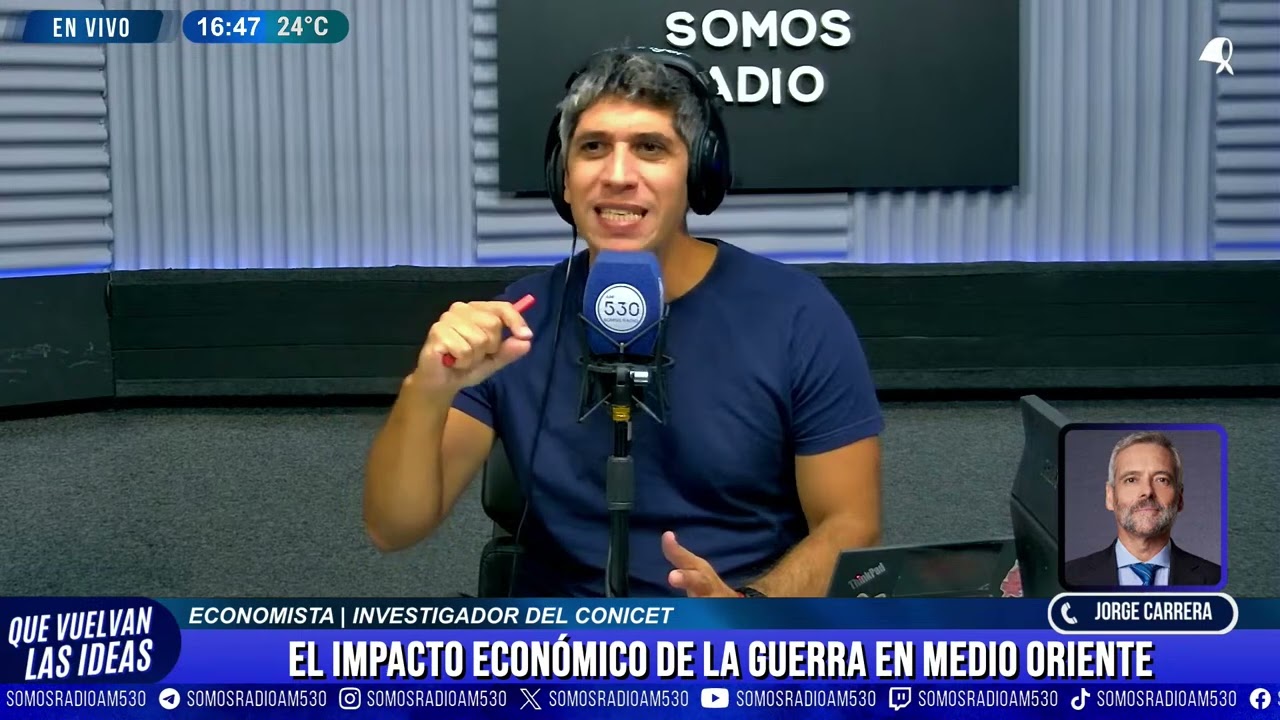 El IMPACTO ECONÓMICO de la GUERRA en MEDIO ORIENTE: ENTREVISTA a JORGE CARRERA - QVLI - AM 530
