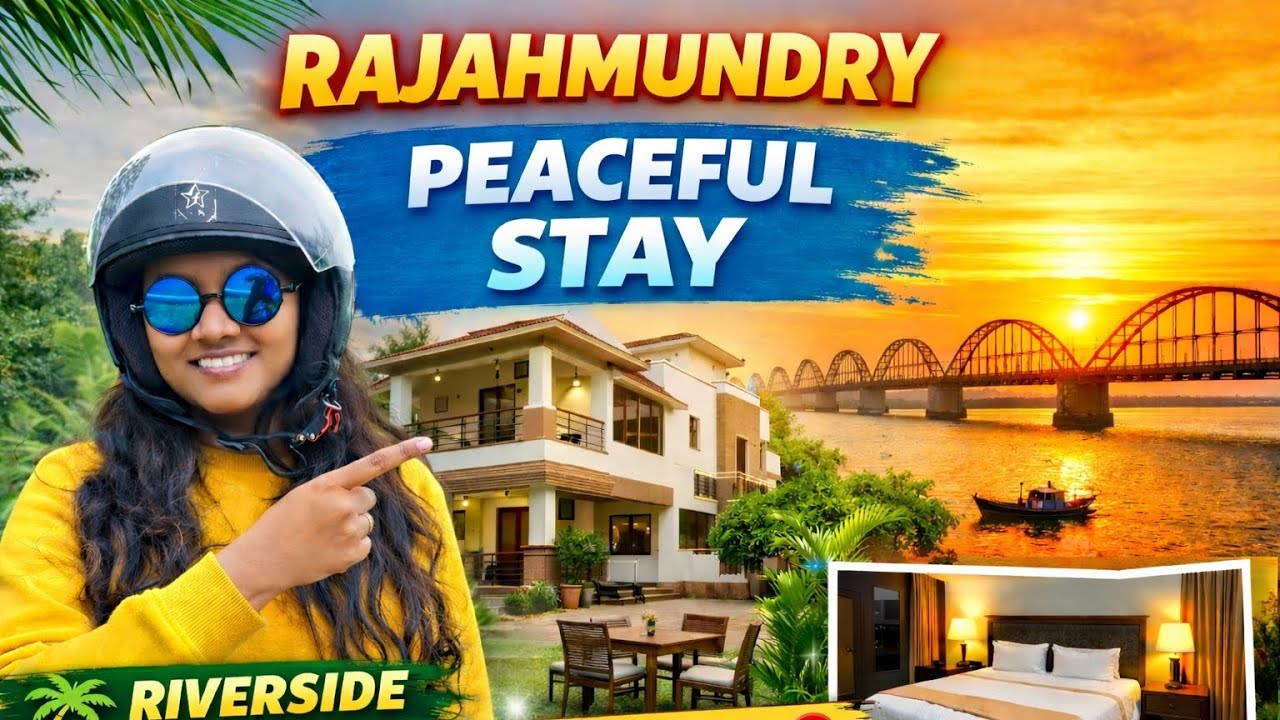 Rajahmundry Peaceful Stay 🌿 | Godavari Riverside Homestay |Mounikajoelvlogs 