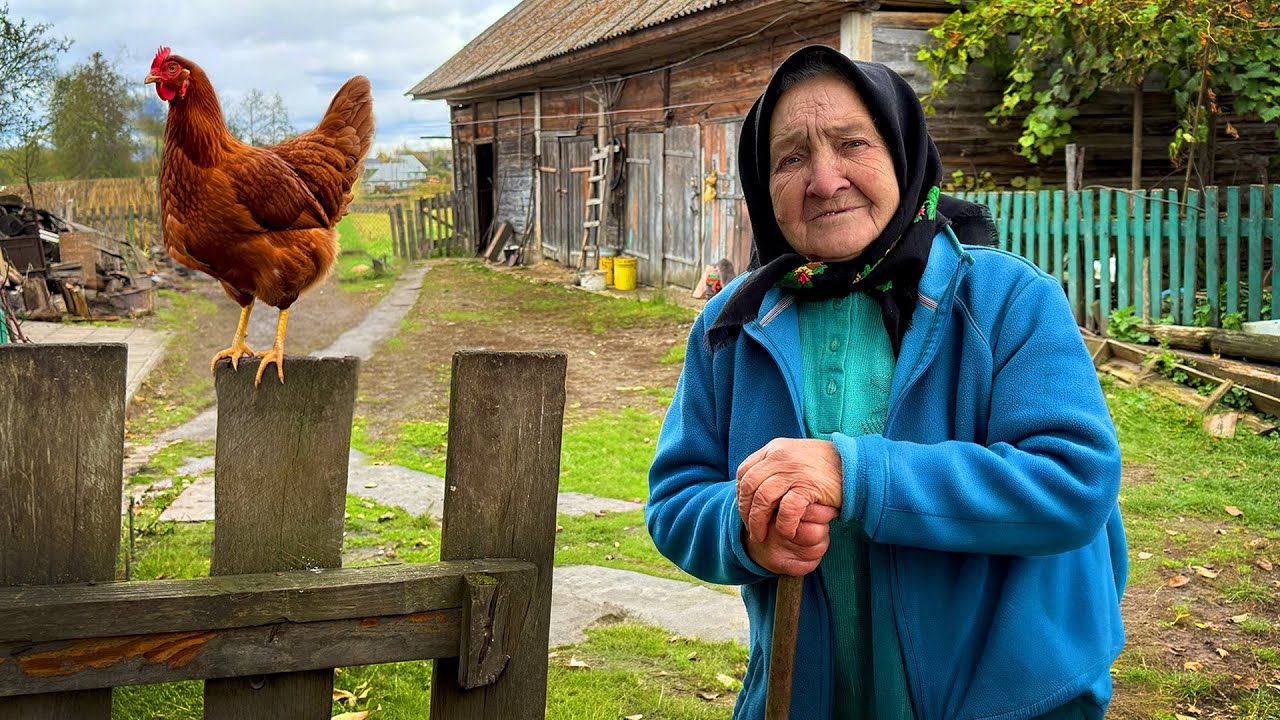 Жизнь в одиночестве в Карпатах 🌲 Простая жизнь бабушки и старые традиции