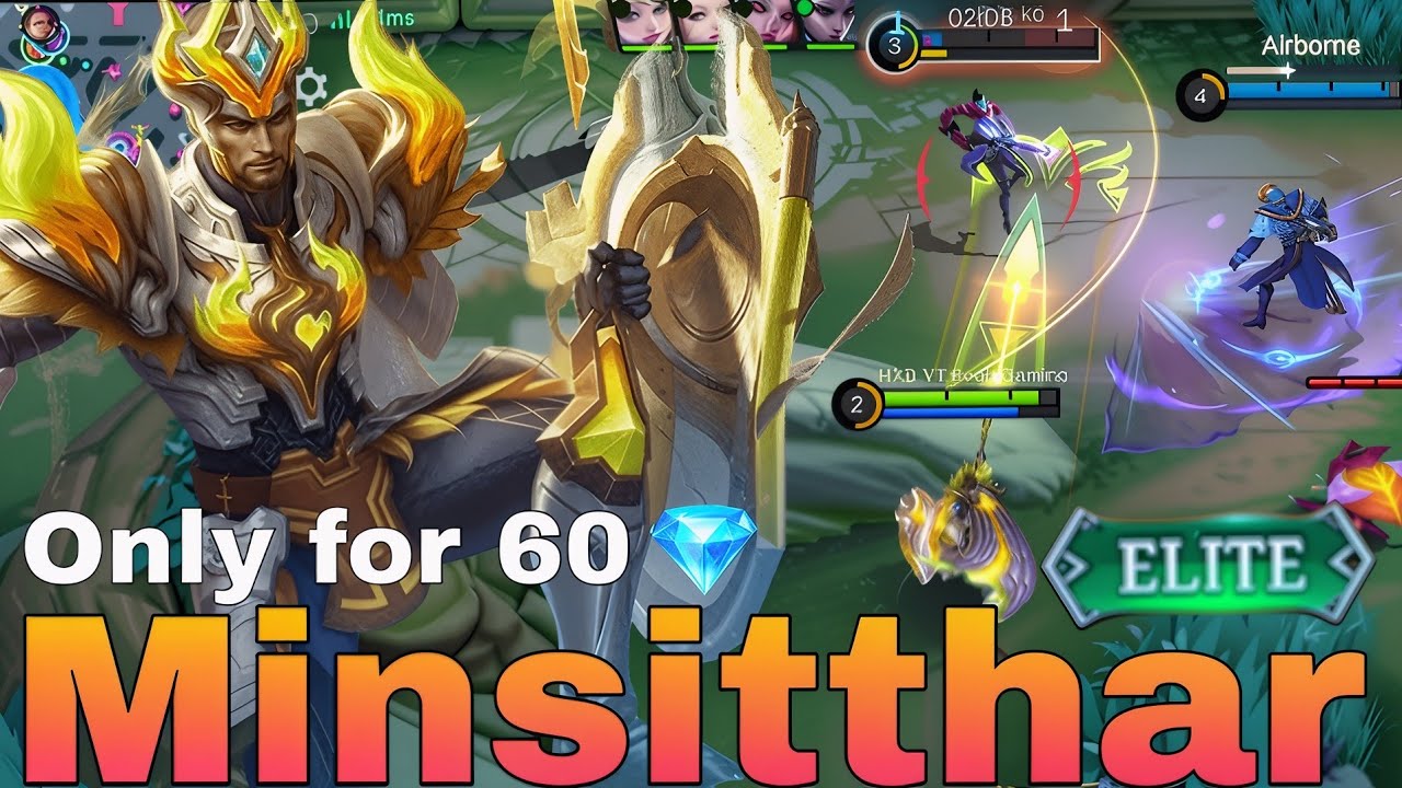 Minsitthar Golden Marshal Elite Skin Gameplay! 🔥 | MLBB