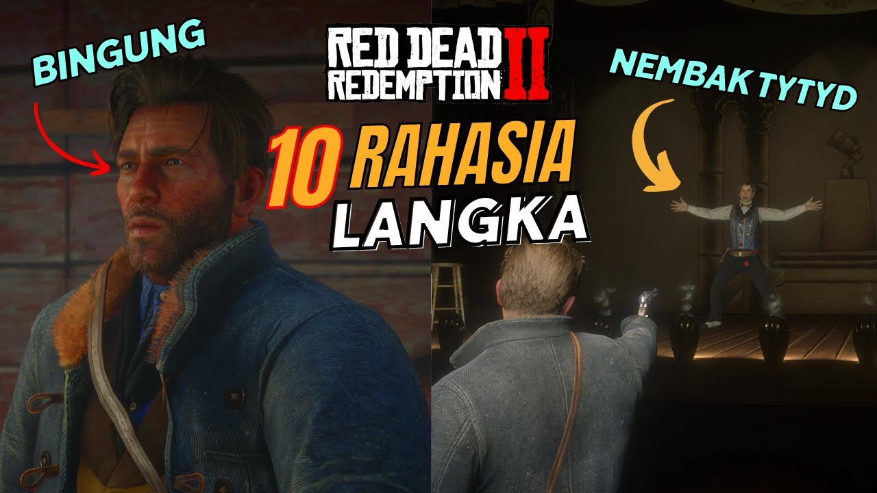 10 RAHASIA LANGKA DI RDR2 YANG KALIAN TIDAK SADARI 🤯 !! part1 | Red Dead Redemption 2 INDONESIA