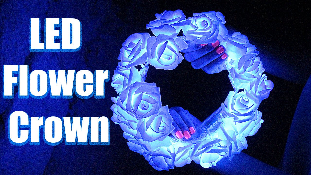 ♛ DIY: LED Flower Crown ♛ / TUTORIAL ✿