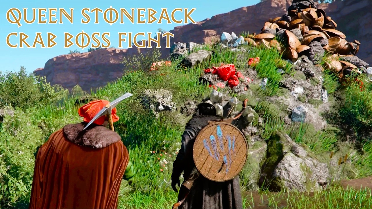 Crimson Desert: Queen Stoneback Crab Boss Fight Gameplay (4K60FPS)