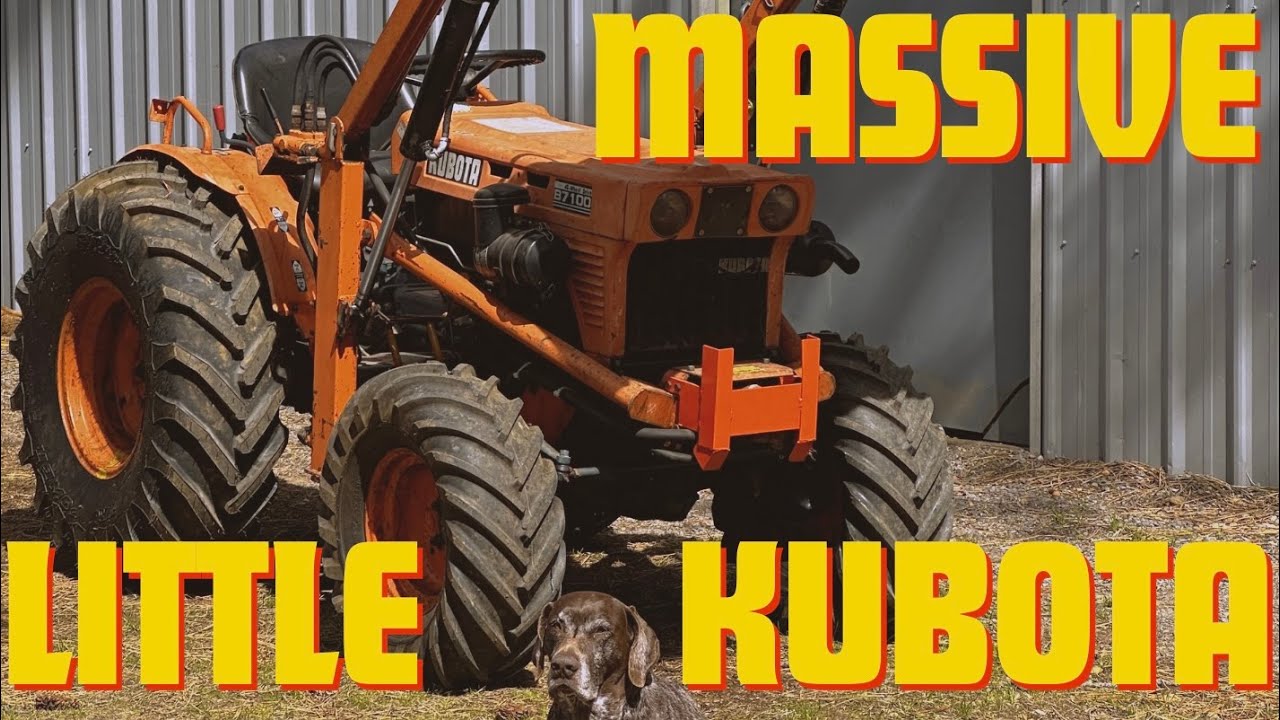 WORLD'S FIRST Kubota B7100 on 37s!