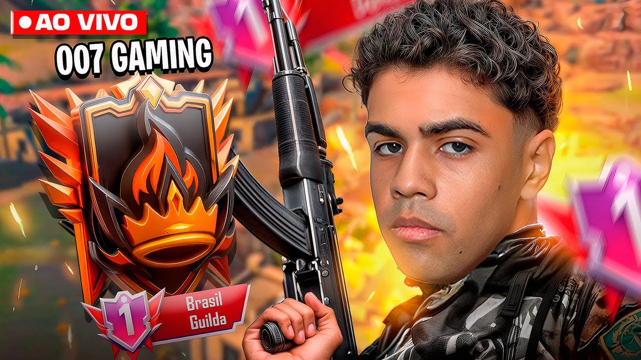 HOJE É DIA DE AMASSAR NA GUERRA DE GUILDAS 💙  007 GAMING 💙 FREE FIRE AO VIVO