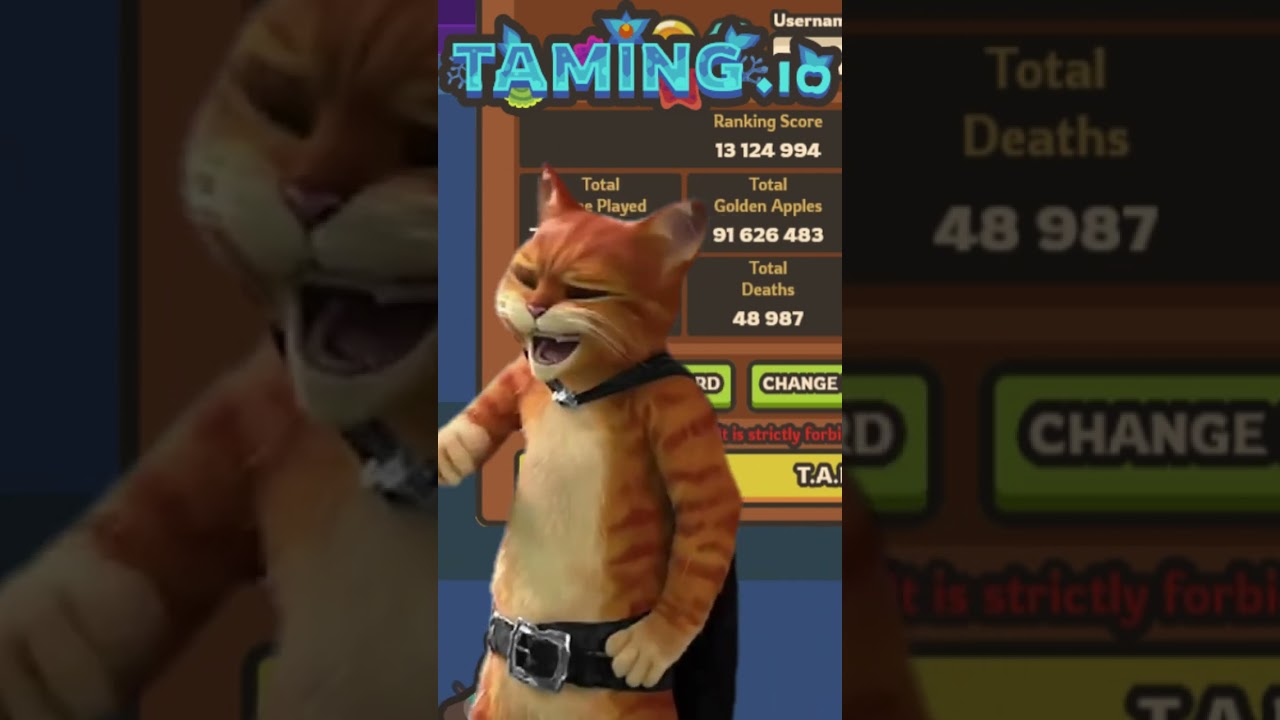 &laquo;Сколько часов у тебя в Taming.io?&raquo; #шорты #tamingio #iogames