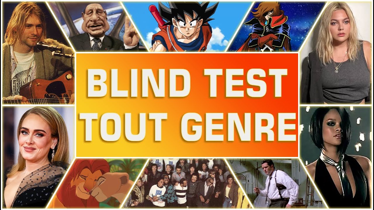 BLIND TEST : TOUT GENRE #05 - 11 CATÉGORIES (Films, Séries, Chanson Française, Musiques, Disney....)