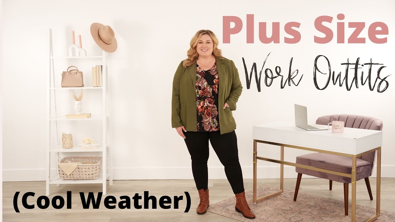Plus Size Work Outfits (Cool Weather)
