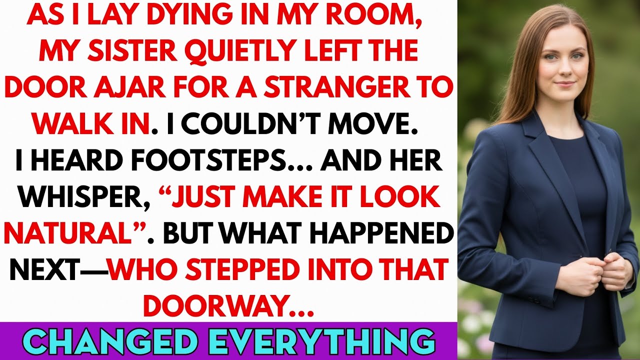 My Sister Left The Door Ajar For A Stranger To Enter My Room While I Lay Dying. What Happened Next..