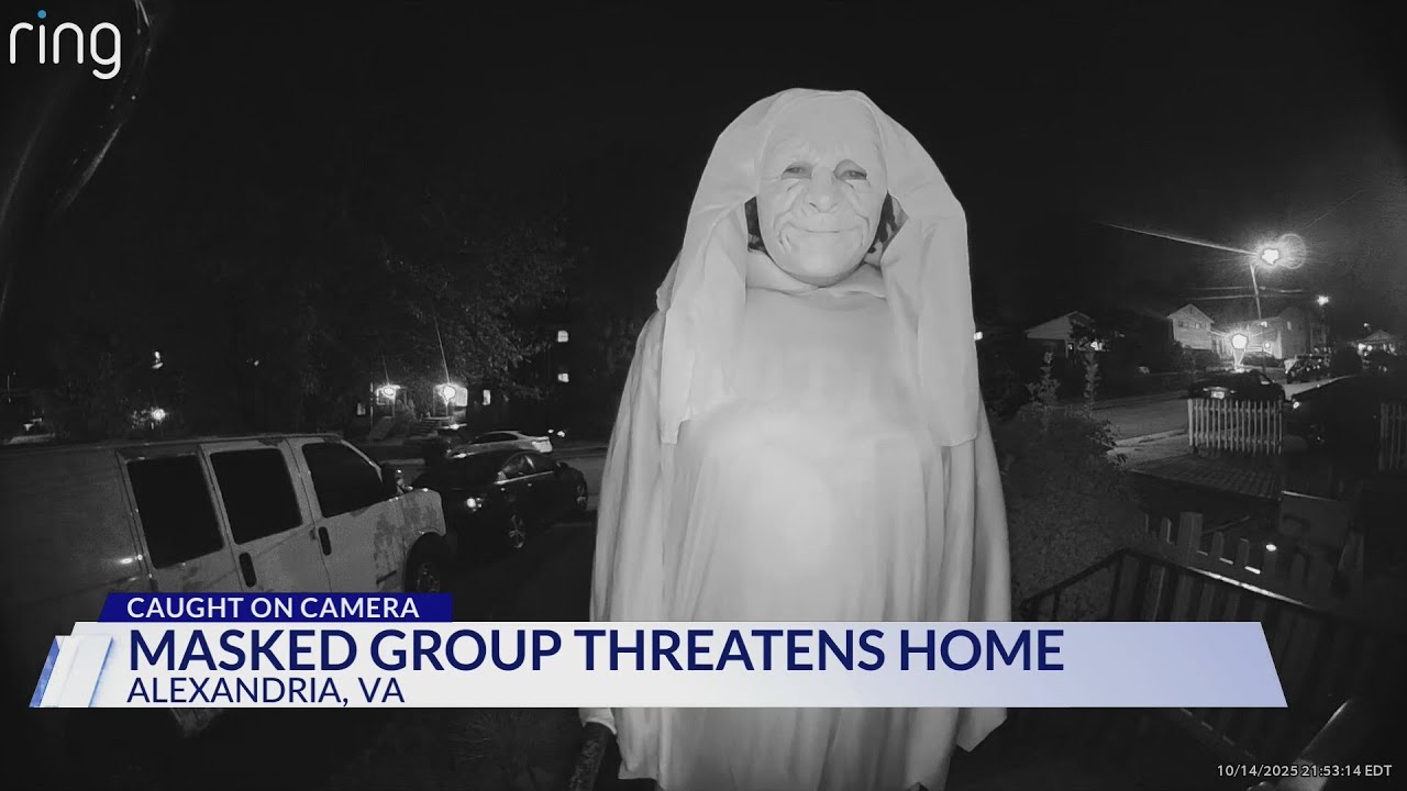 Masked group threatens home in Alexandria