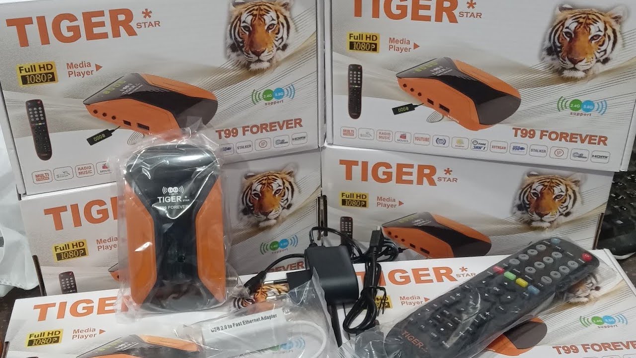 👍7 تطبيقات مجانية و فوريفر و يقبل vip h265 تقديم و شرح مميزات الجهاز الجديد tiger t99 forever♻️