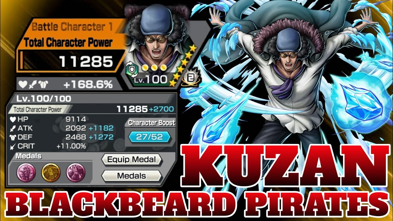 KUZAN GAMEPLAY | BLACKBEARD PIRATES | ONE PIECE BOUNTY RUSH | OPBR