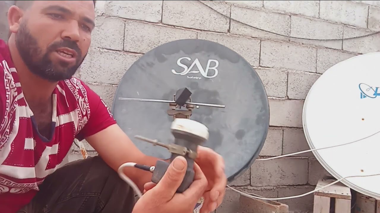كيفية تركيب المسطرة استقبال الاقمار على طبق فيكس