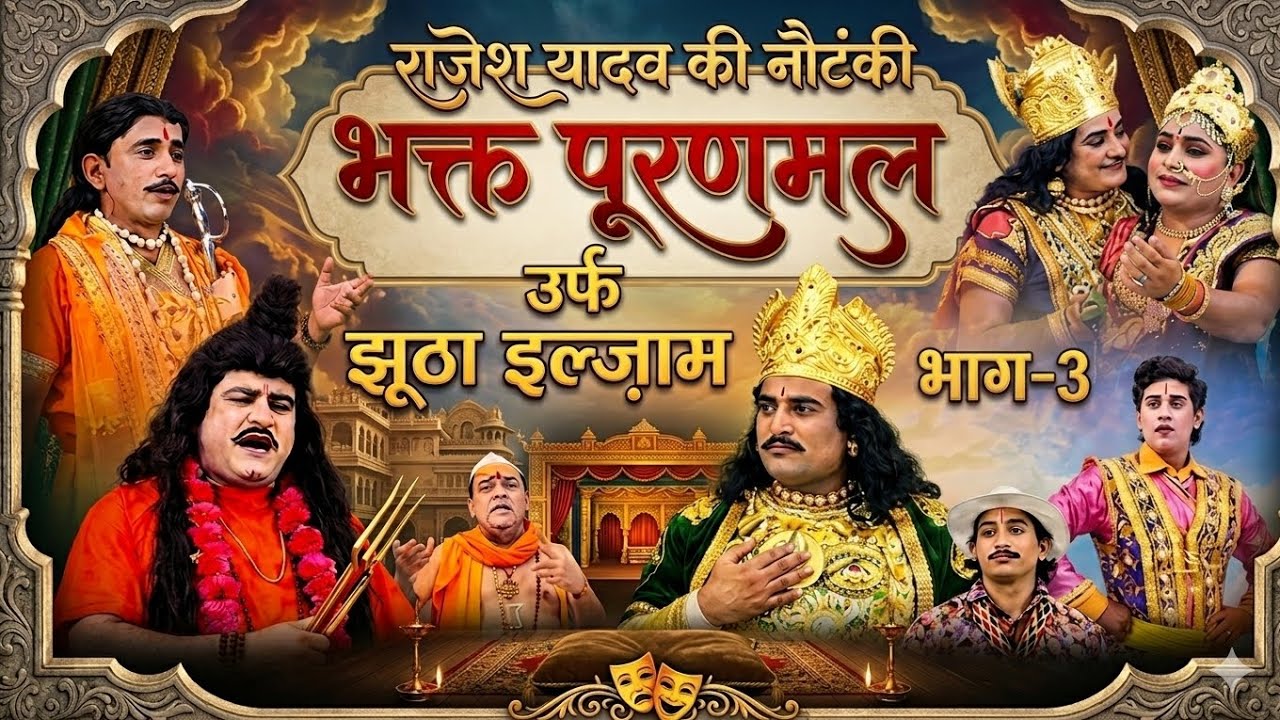 राजेश यादव की नौटंकी भक्त पूरणमल उर्फ झूठा इल्ज़ाम भाग 3