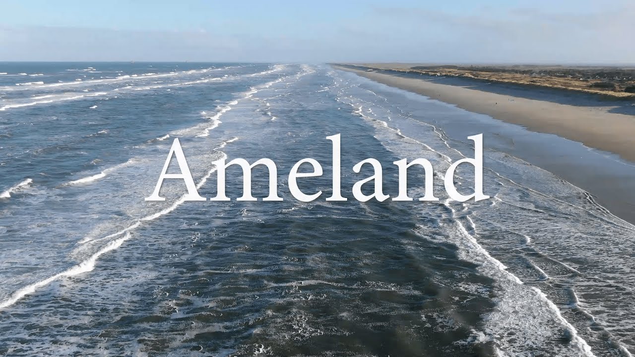 Strand Ameland von oben