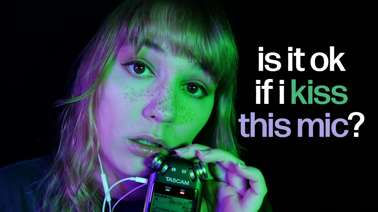 omg i'm so sorry i'm just here with my tascam & didn't see you there (tascam kisses & whispers asmr)