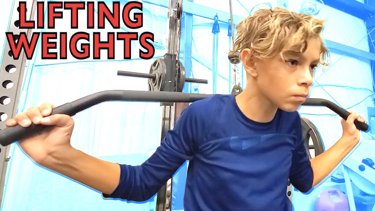 Teenager's WEIGHT LIFTING Routine!