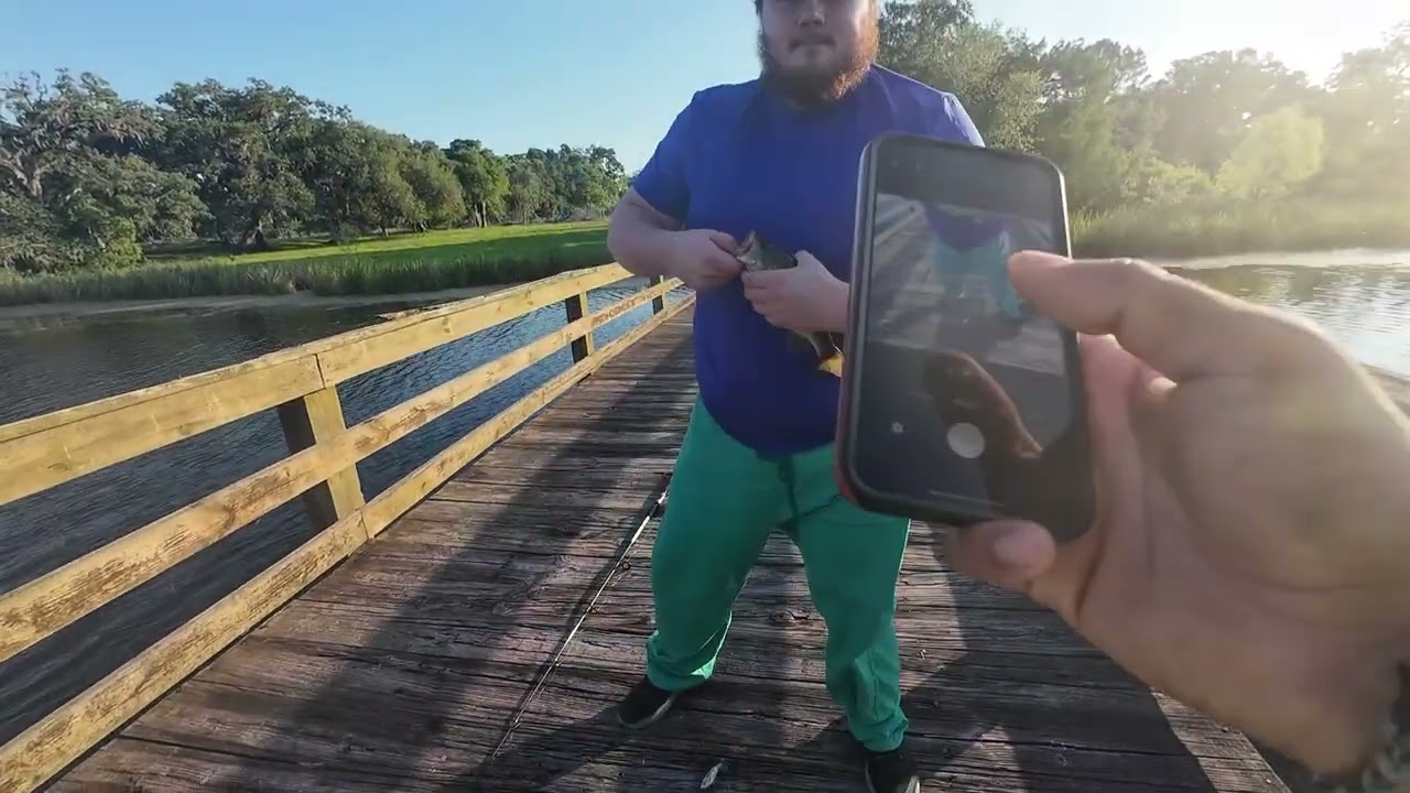 Friend OUTFISHES ME