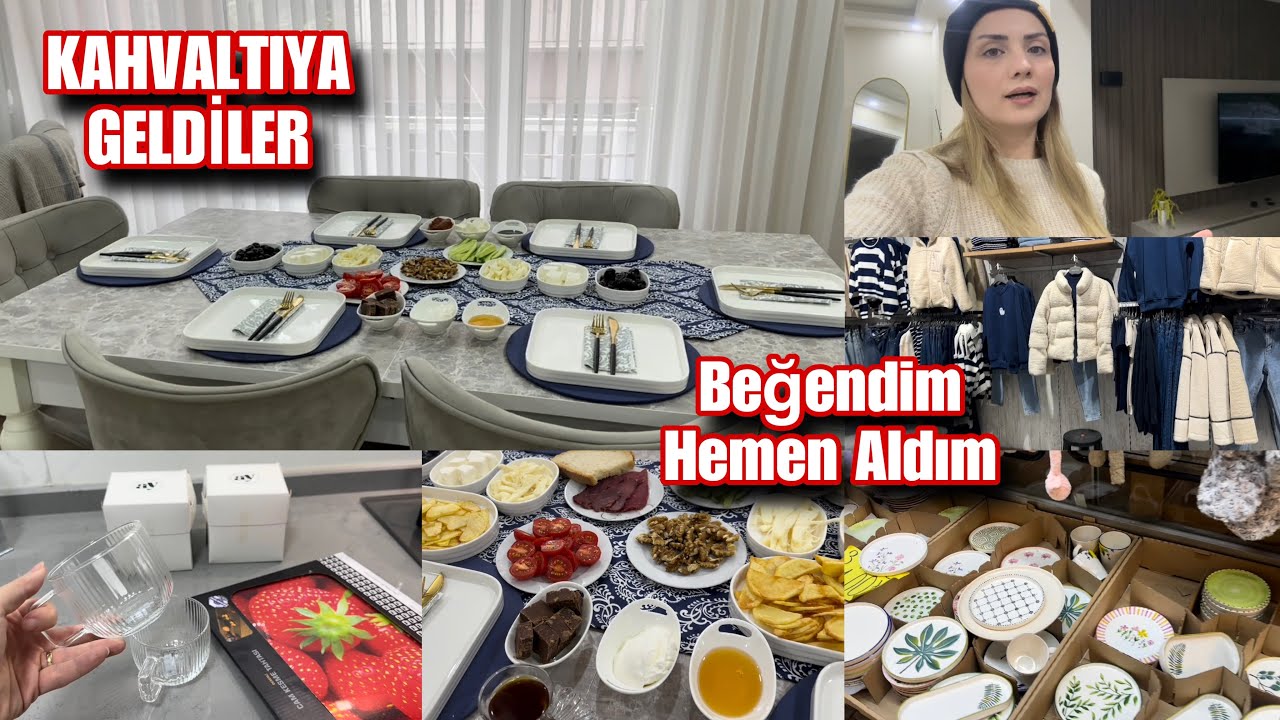 AKLIMDAYDI YENİLEDİM❌YENİ GELMİŞLER ÇOK HOŞ😍HALAMLAR KAHVALTIYA GELDİLER🥰ELİ BOŞ GELMEDİ❌GÜNLÜKVLOG