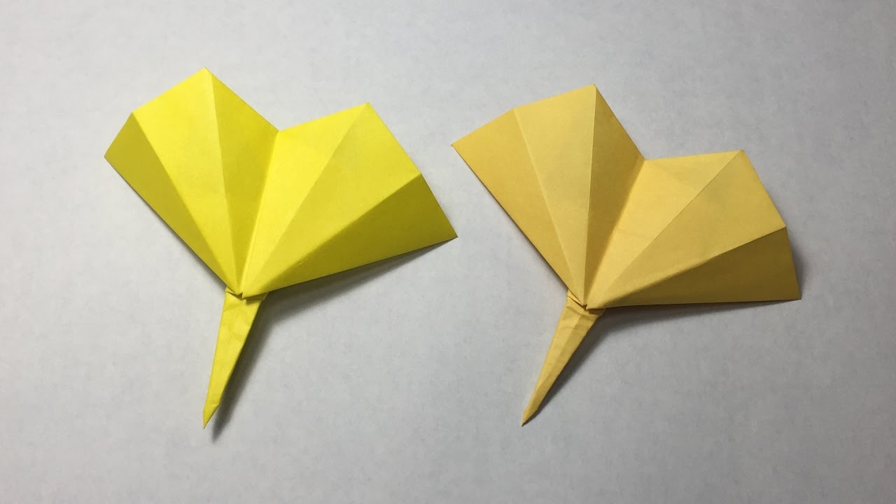 Origami Leaf Tutorial / Ginkgo Biloba