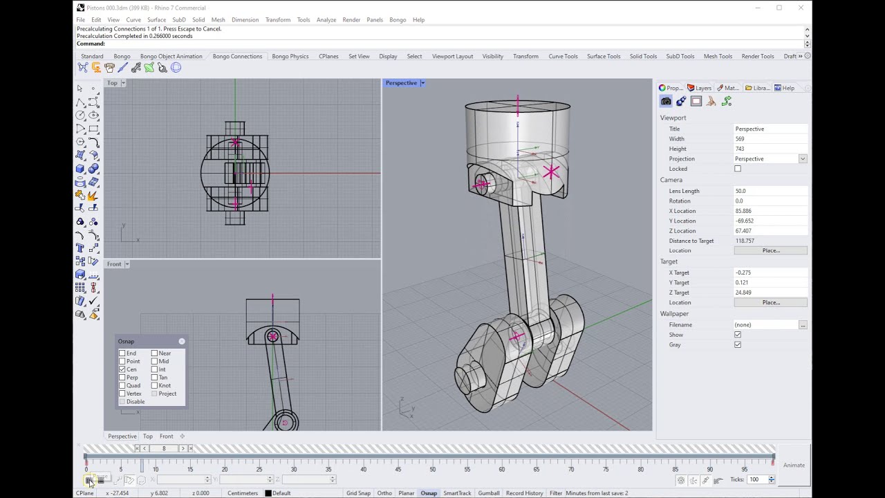Bongo 3 WIP Piston Connections