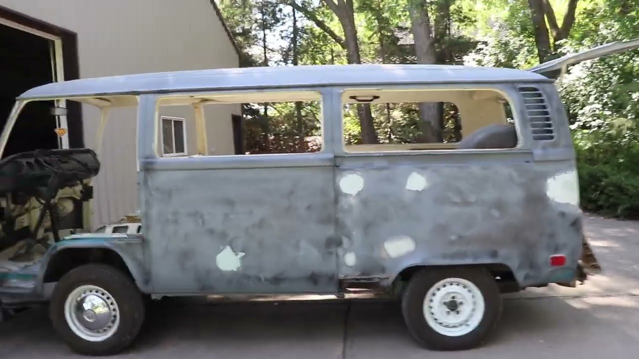 1976 VW Bus Lower Windshield Section Rust Repair