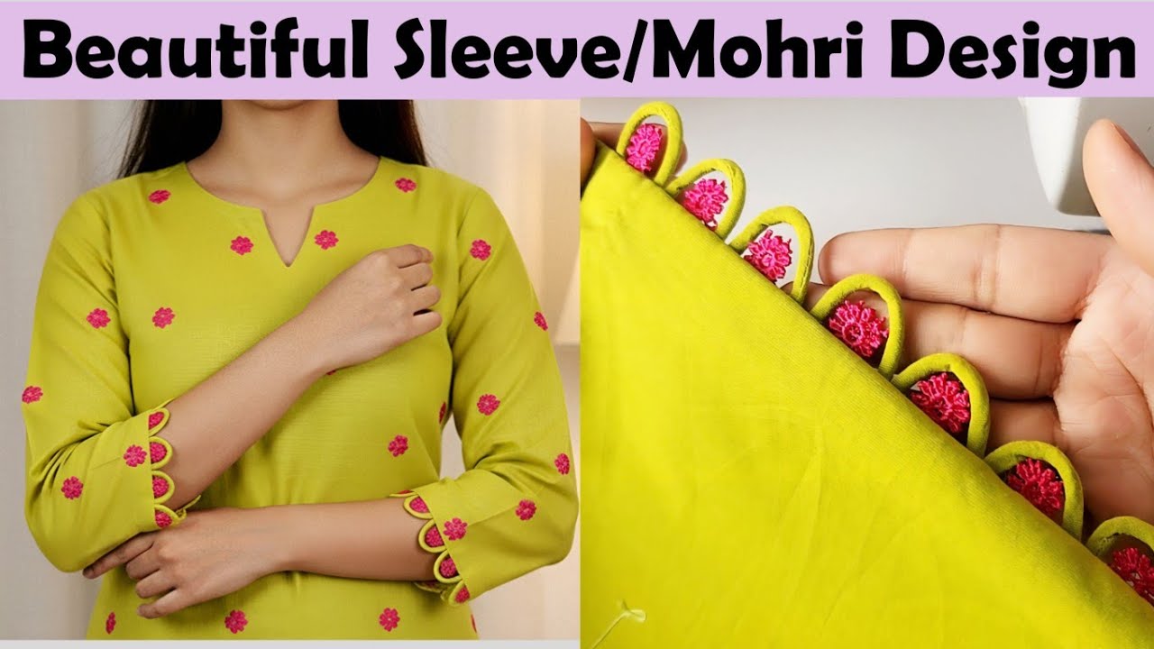 ✅Very Easy Sleeve/Mohri Design Cutting And Stitching | Stitching Tips And Tricks | Stitch By Stitch