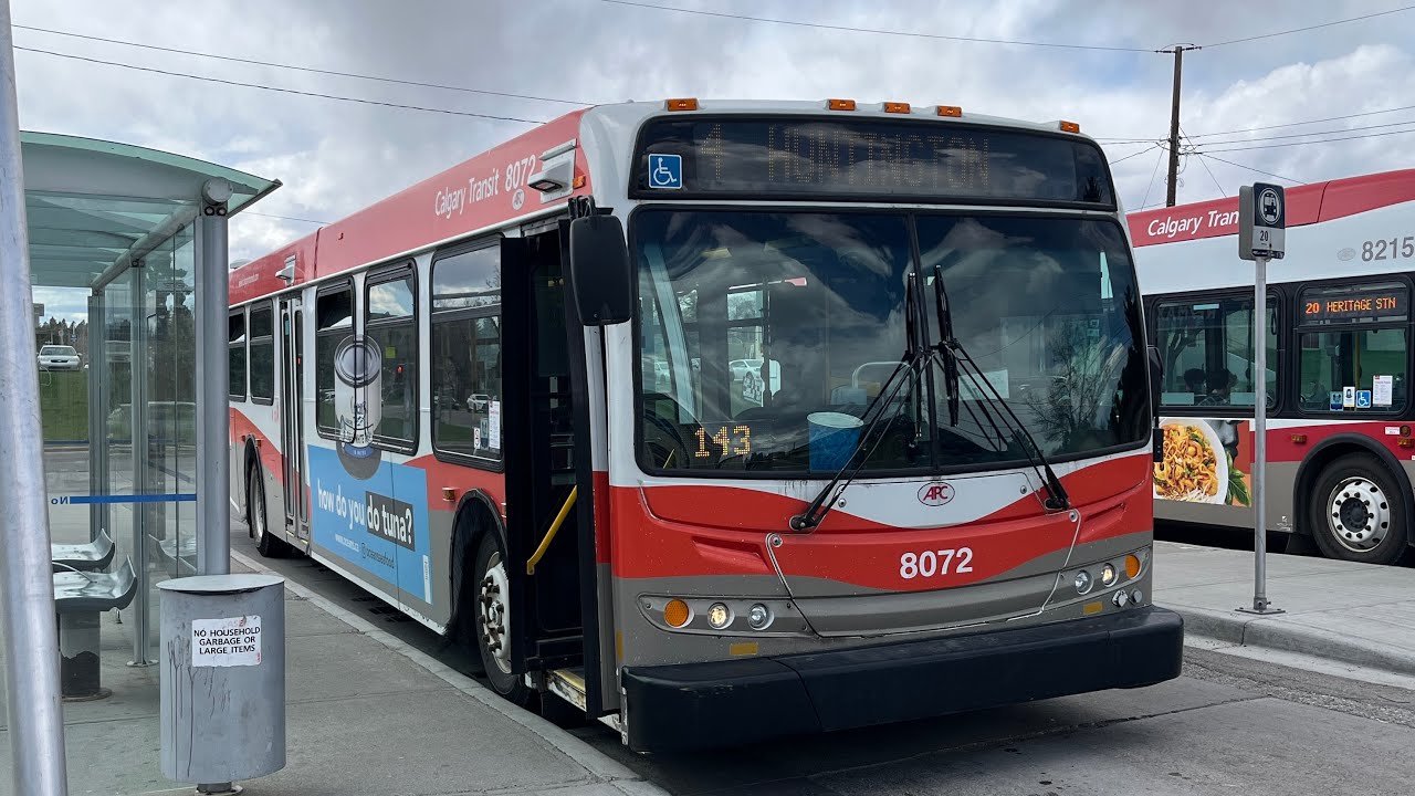 Calgary Transit 2008 New Flyer D40LFR - 8072
