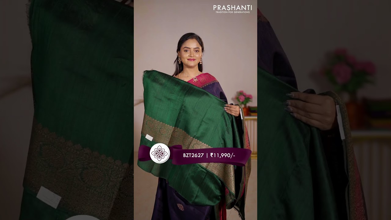 Banarasi Raw Silk Sarees From Rs.8990/- | Prashanti | 14 Apr 2026